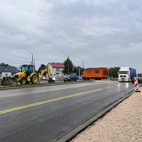 Rozbudowa ul. Warszawskiej [październik 2023] - fot 5